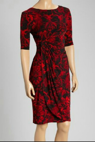 Nice red & black dress 👗