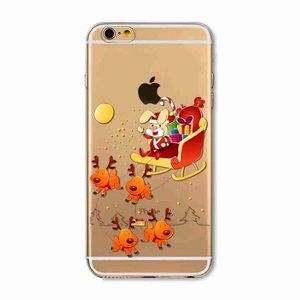 iPhone 6 soft/transparent case. Reindeers