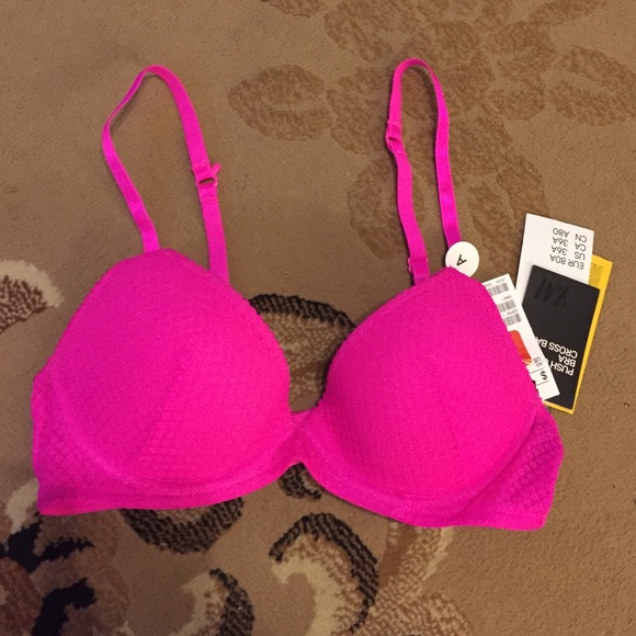 Pink bra