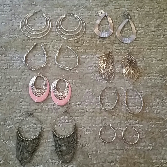 Gold earrings