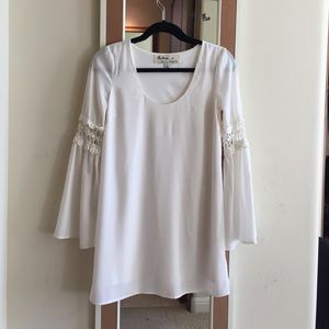 Stone Cold Fox Long Sleeve Dress with Lace Detail