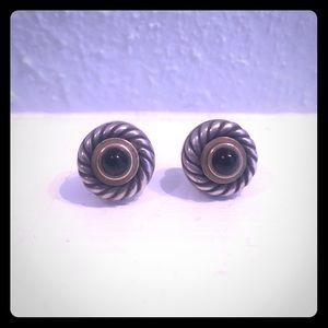 David Yurman black onyx studs