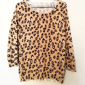 Banana Republic classy leopard print sweater