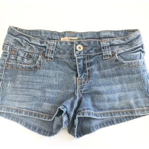 Blue jean shorts