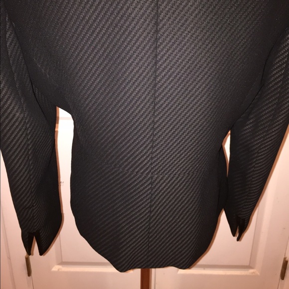 Black Tonal Stripe Skirt Suit - Picture 3 of 4