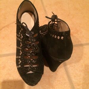 Jimmy Choo suede wedges