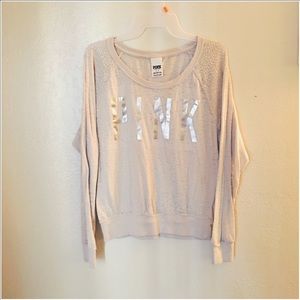 Long sleeve shirt with rhinestones