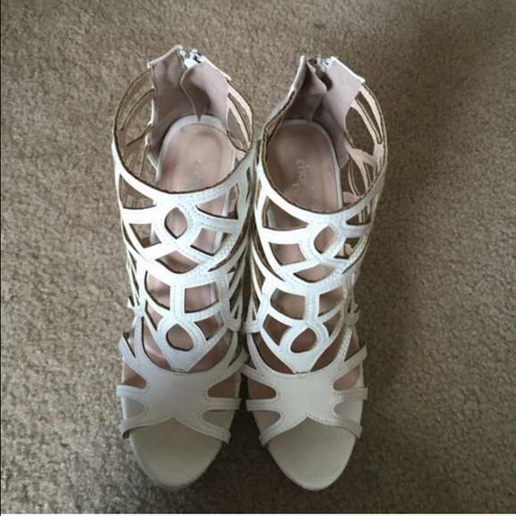 Gorgeous white wedges