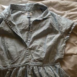 lightwash denim dress