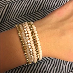 Arm candy bracelet set