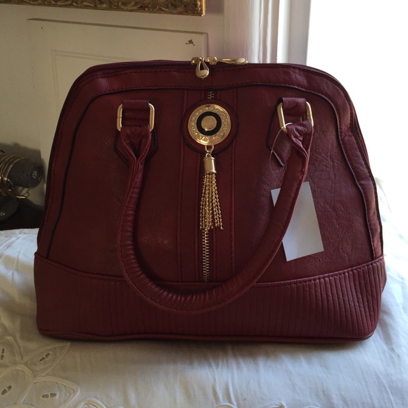 Handbags - | New | Beautiful deep red handbag