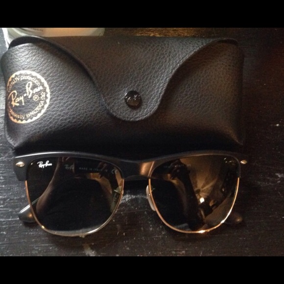 RayBans "Clubmasters" Oversized Sunglasses