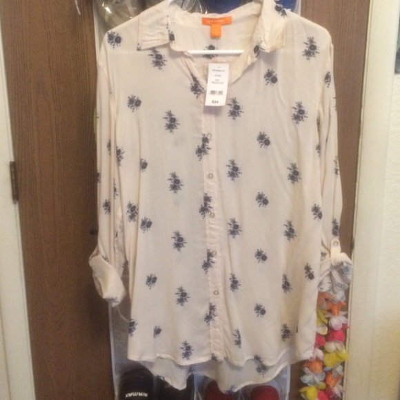 Cream blouse