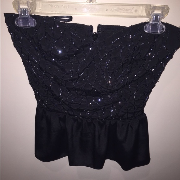 Bebe peplum top