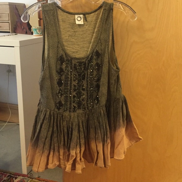 Anthropologie beaded top