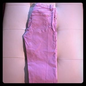 Lightly distressed Zara skinny jeans