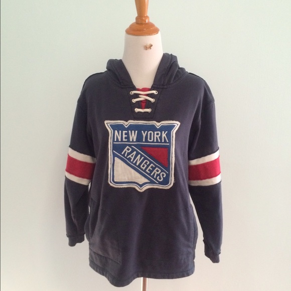 Vintage official NHL hoodie with lace details