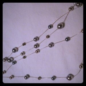 Ann Taylor beaded wrap necklace