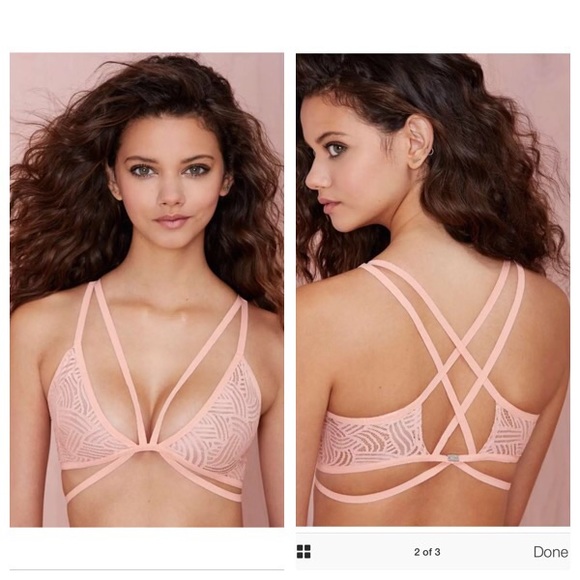 For Love and Lemons Love You Knot bondage bra M