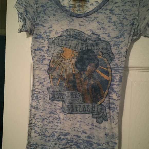 Junk food Jimi Hendricks faded tee