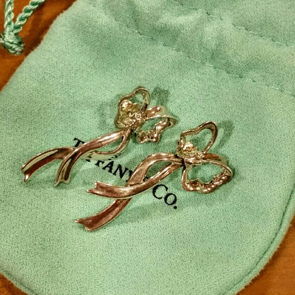 Tiffany Bow Dangle Earings *RETIRED*