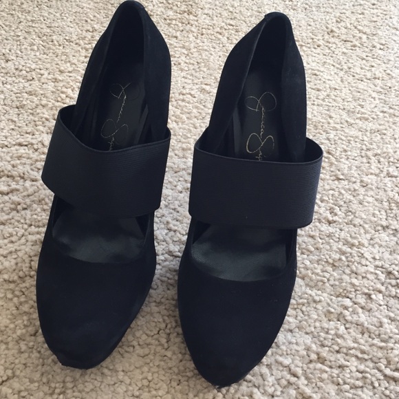 Jessica Simpson black heels