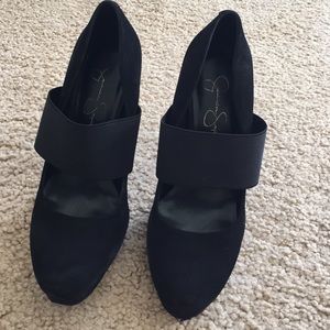 Jessica Simpson black heels