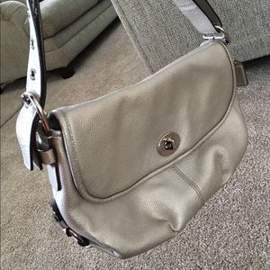 Authentic Coach purse with twist lock