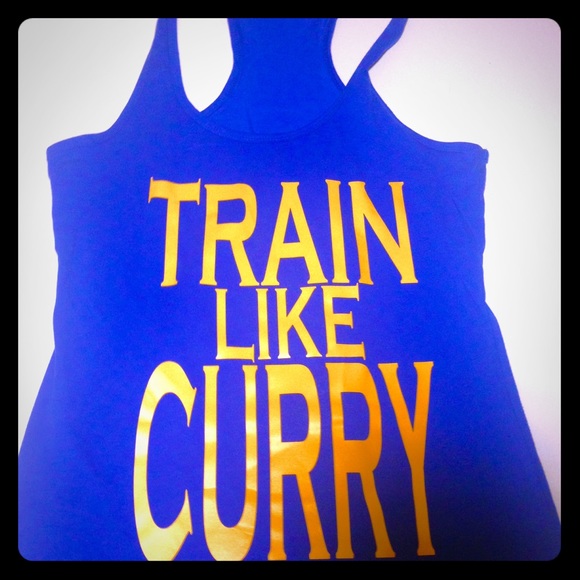 "Train Like Curry" Royal Athletic Tank