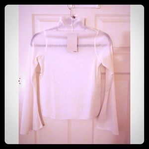 Zara bell sleeve top
