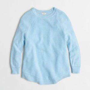Final! J. Crew FACTORY curved hem sweater