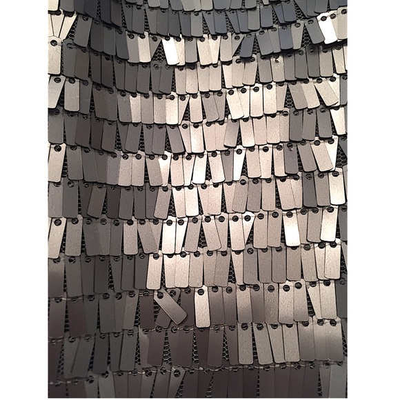 πHP 12/21π NWT Bebe sequin skirt silver gray XS - Picture 2 of 4