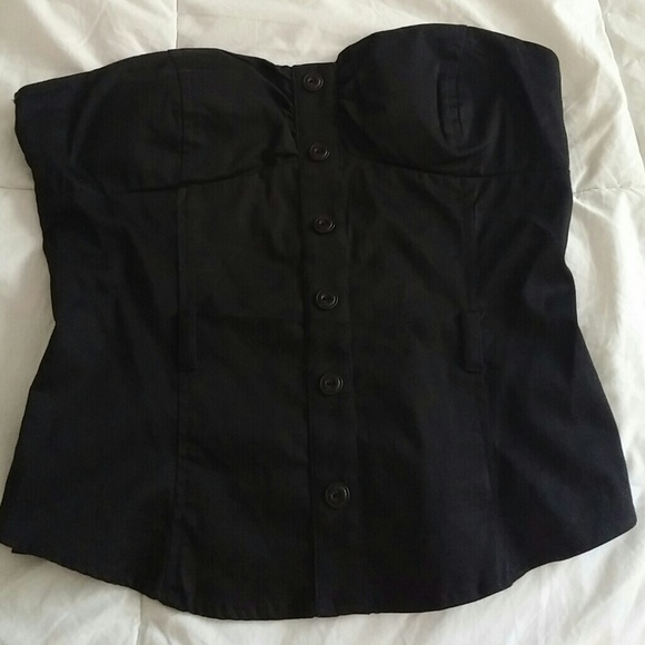 Strapless shirt