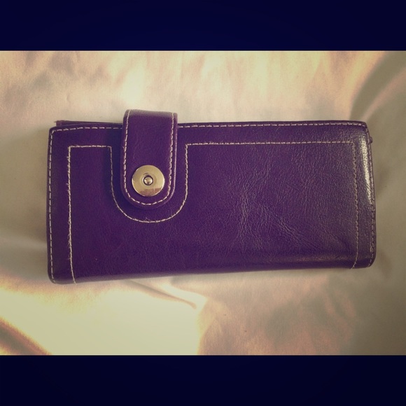 Purple wallet