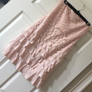 Summer strapless dress