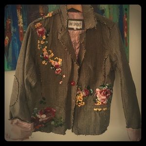 EMBROIDERED JACKET! With amazing details & whimsy!