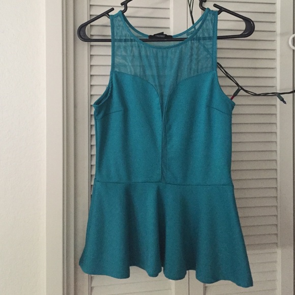 Peplum tank top