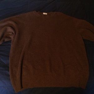 Brown Crew Neck Sweater