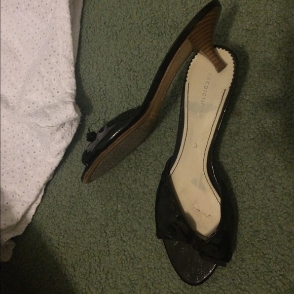 Black tiny heels