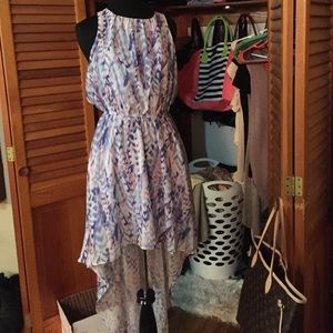 High low pastel dress