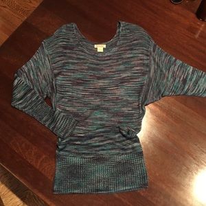 lucky Brand Raglan Sleeve Sweater Size S