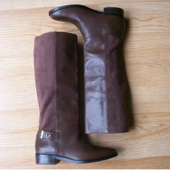 🌟NWT / COLE HAAN Brown Tall Riding Boots - Picture 4 of 4