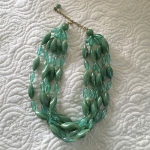 Sea foam green or real necklace