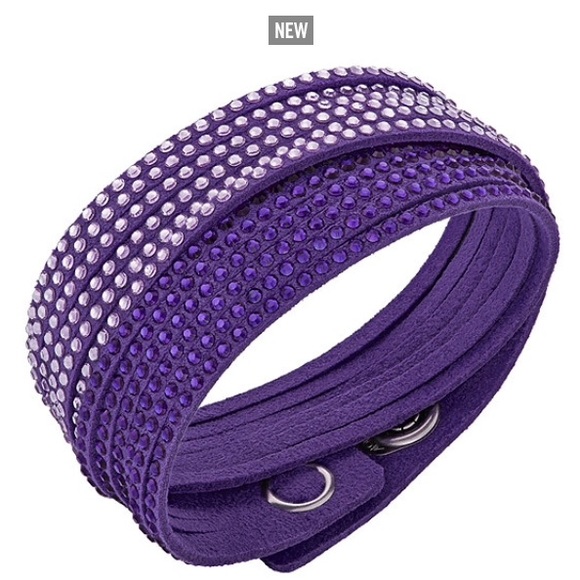 Swarovski purple bracelet