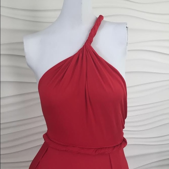 AS SEEN ON KHLOE KARDASHIAN Abyss Red Gown - Picture 3 of 4