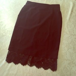 Black midi skirt any occasion.