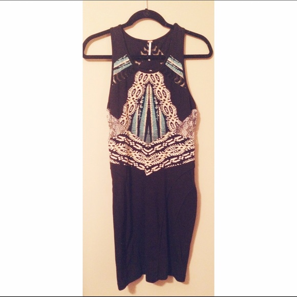 Free people fitted dress (open back)