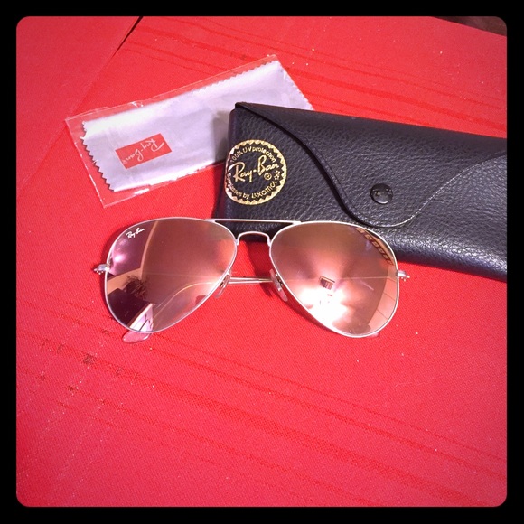 Pink Ray Ban sunglasses