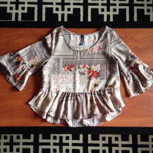 Floral Crop-Top
