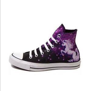Converse All Star Hi top Galaxy Unicorn